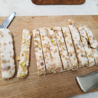 tempeh slices