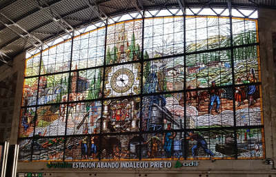 Bilbao station window