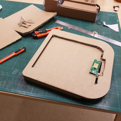 hacking the cardboard prototype
