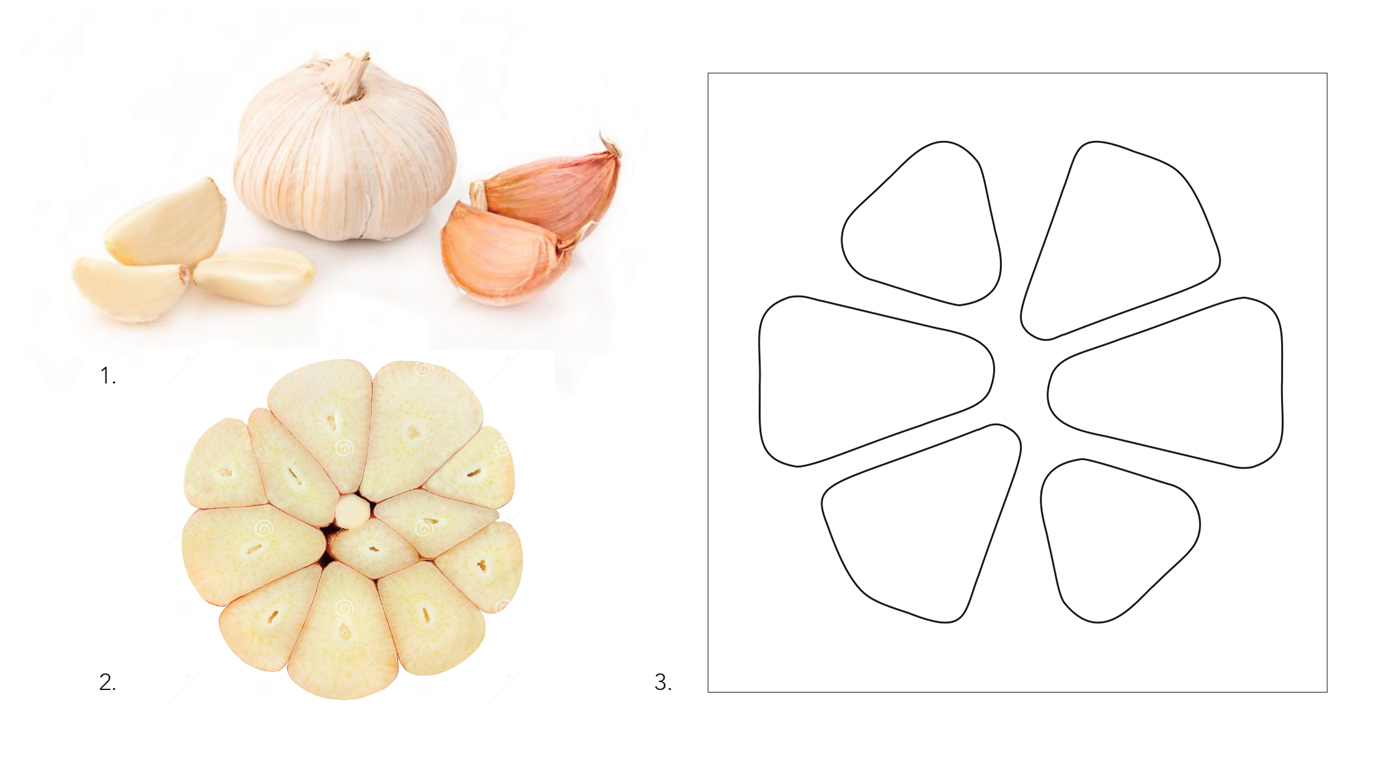 Garlic slices idea