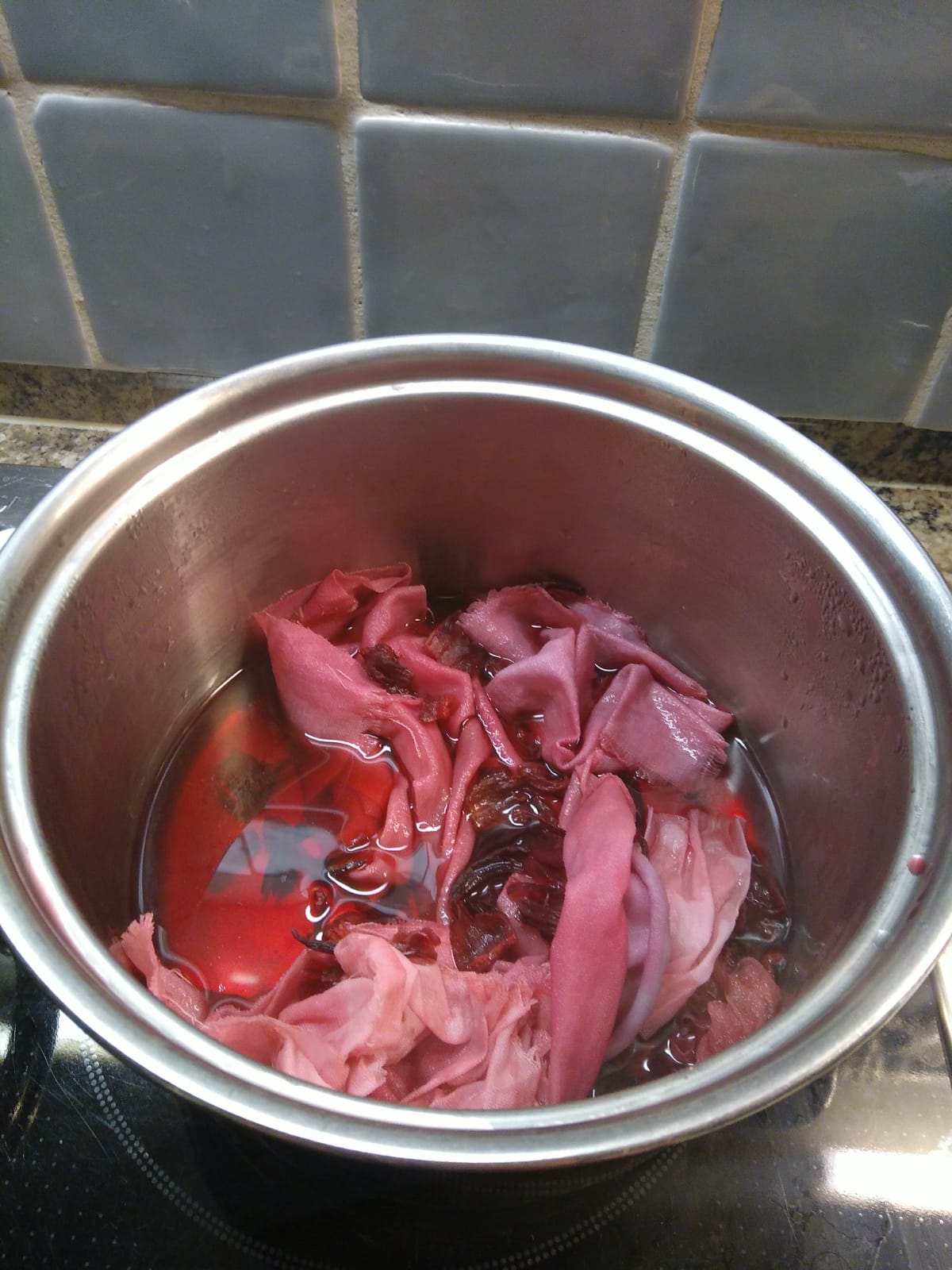 cooking the hibiscus
