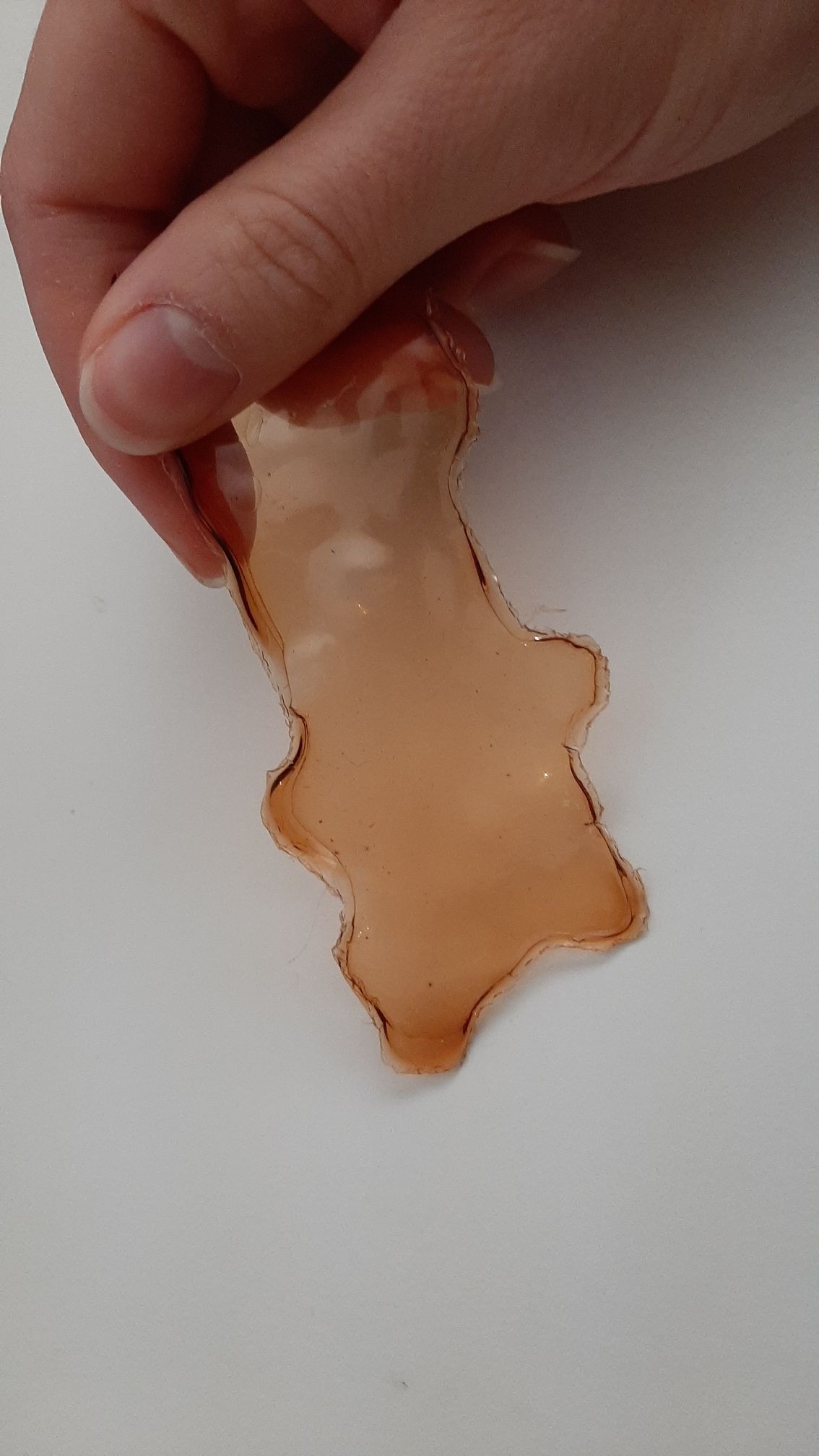 fish skins in water
