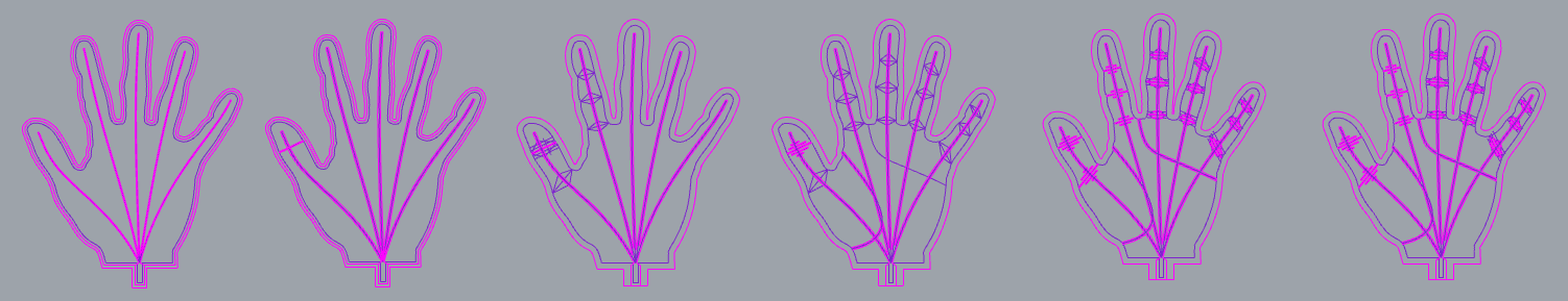 Silicone hand iterations