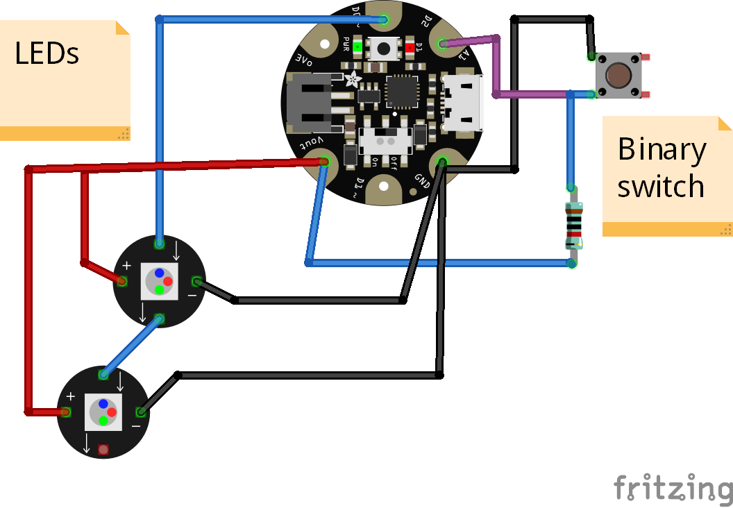 Skin electronics schematic