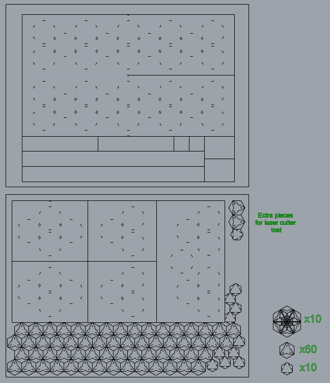 Final laser layout