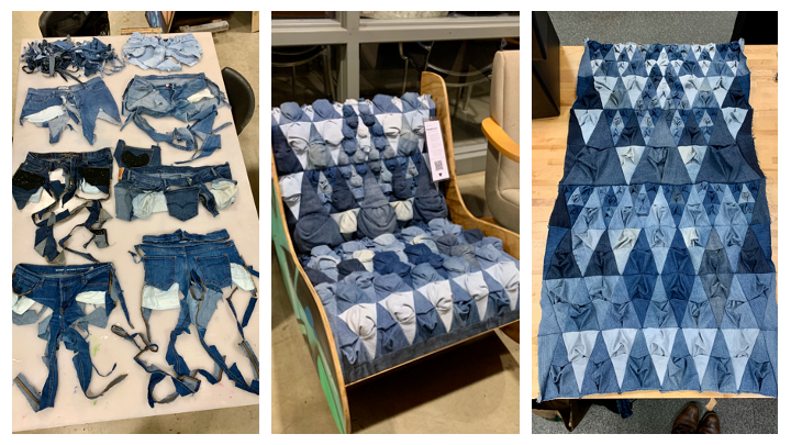 Denim-chair