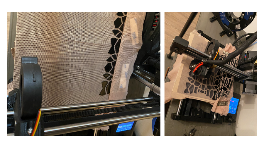 3D Print on lycra continuous