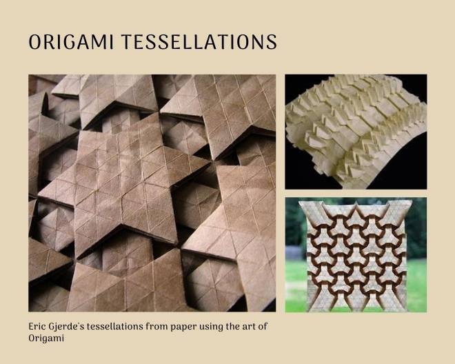 Origami tesselations by Eric Gjerde
