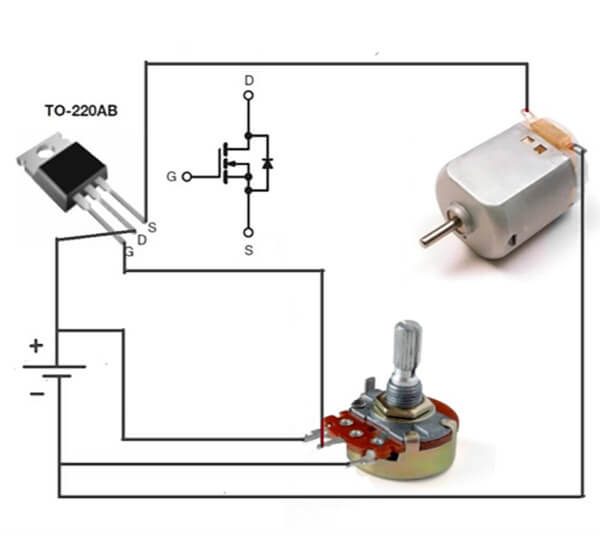 DC motor circuit