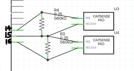 Schematic for Capacitive Sensor