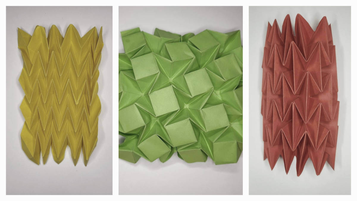 paper folds inspired by origami simulator