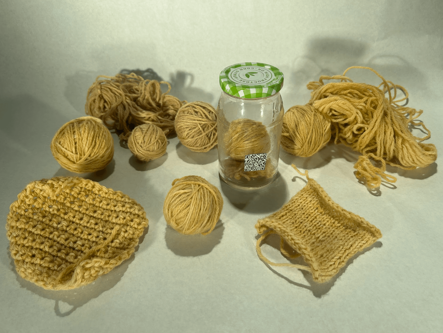 Mushroom-Dyed Yarn Creations!