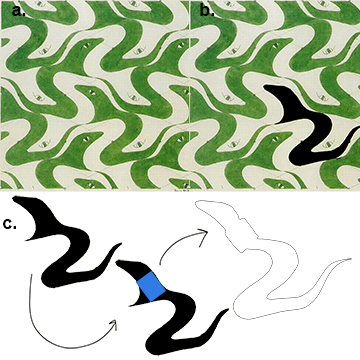 Modifying Eschers Snake Sketch