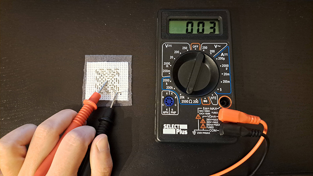 checking resistance change with multimeter
