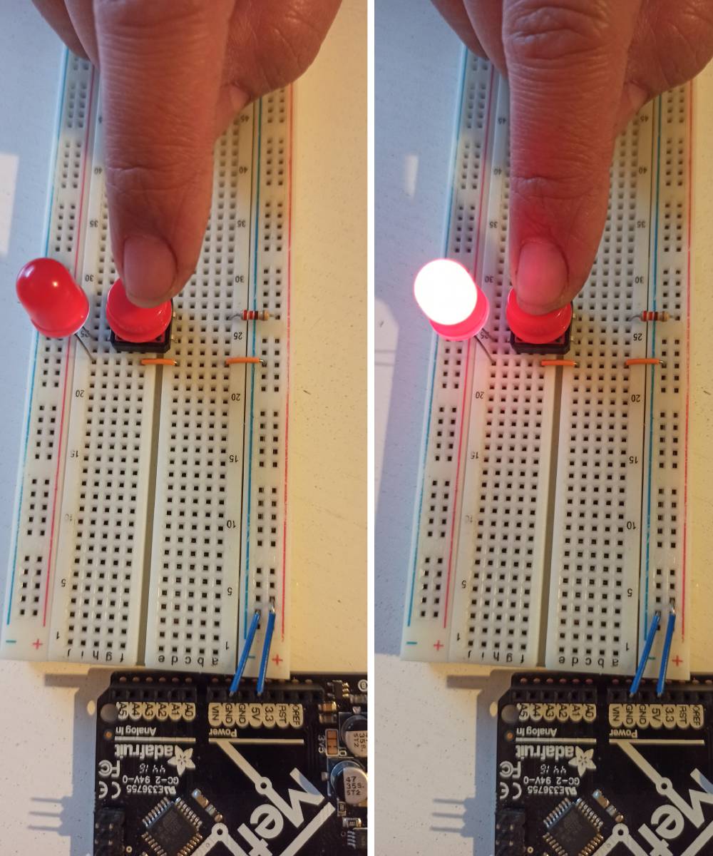 button led circuit