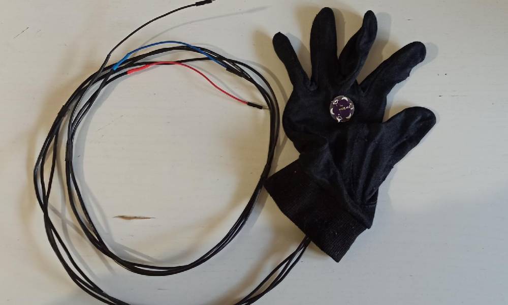 glove and cables