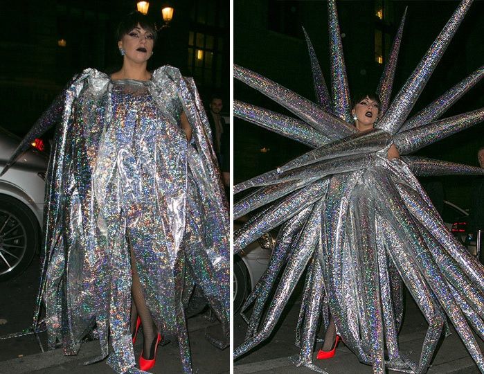 Lady Gaga wearing Inflatables