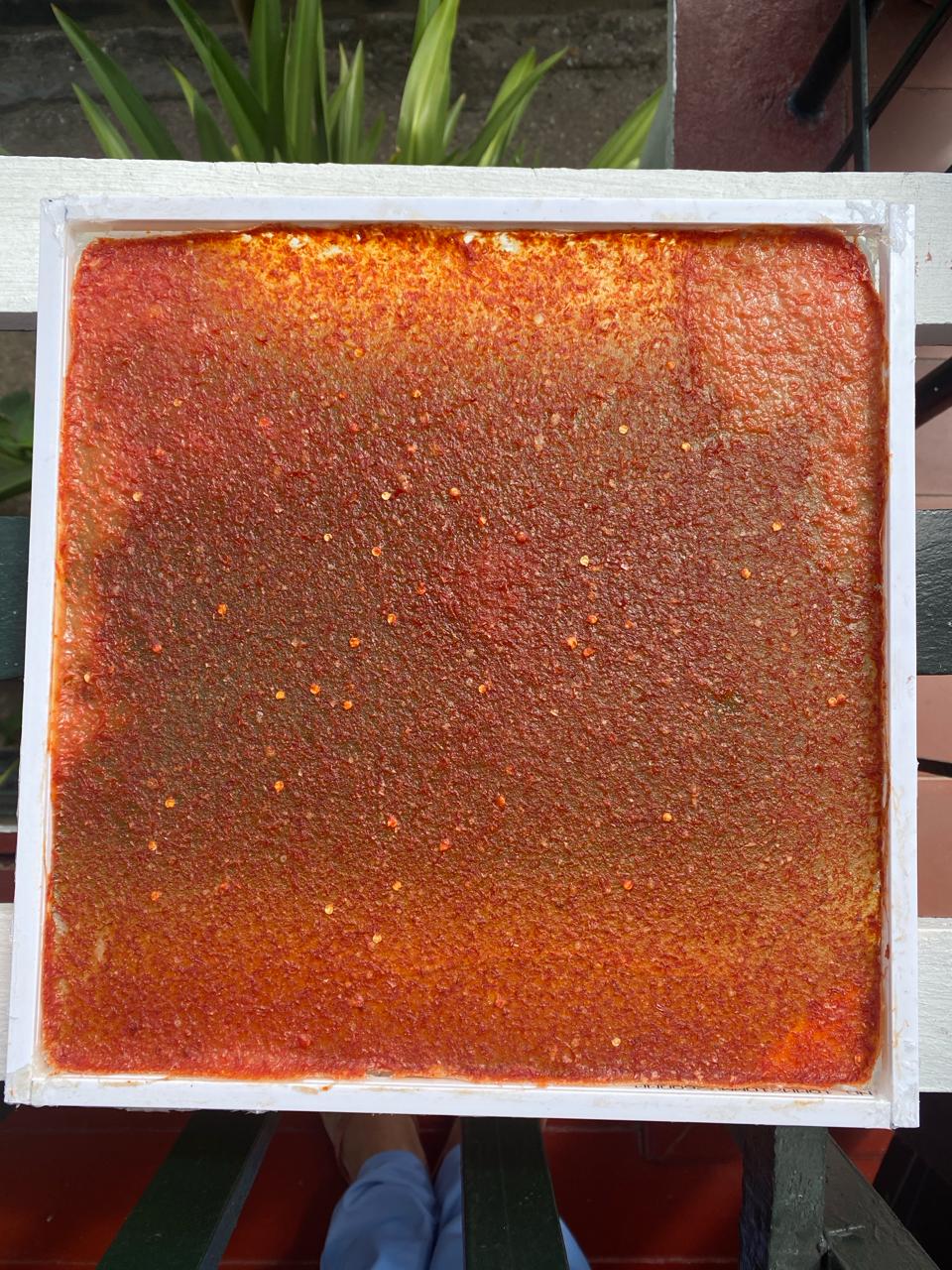 Habanero Red Pepper Leather Dry