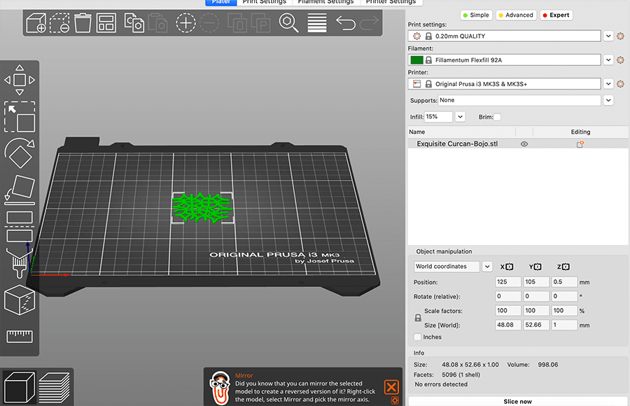 Prusa Slicer format