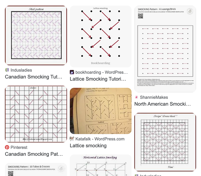 SMOCKING GRID