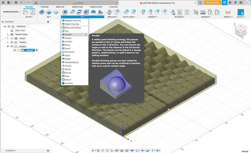 3d parallel operation