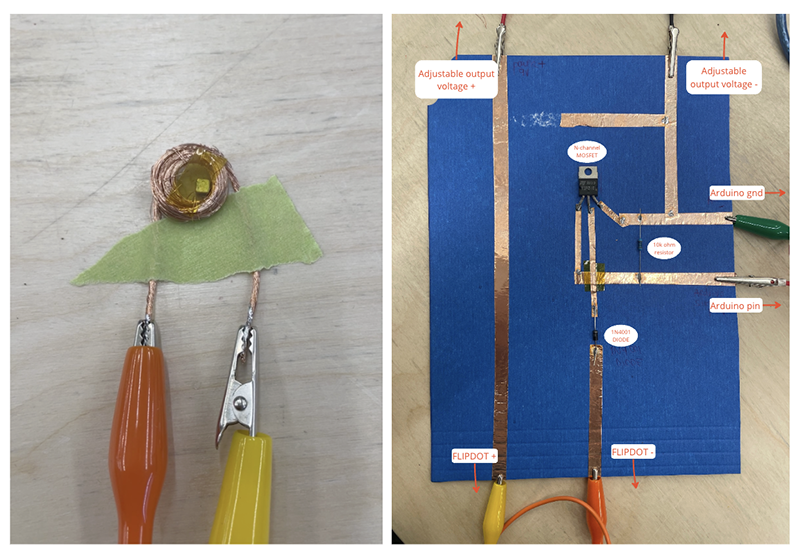 driver circuit and flipdot