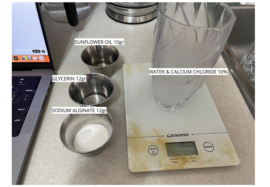 alginate foil ingredients