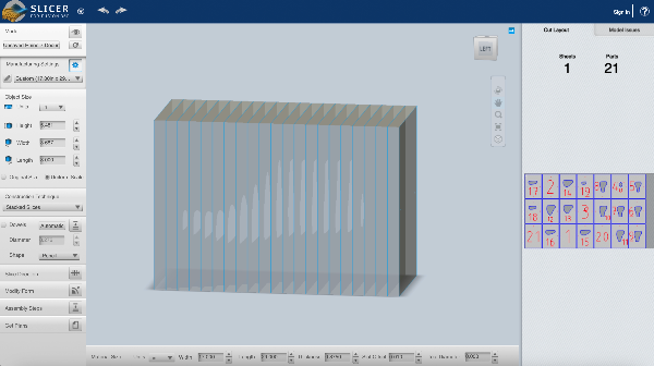 stacking in slicer for fusion360