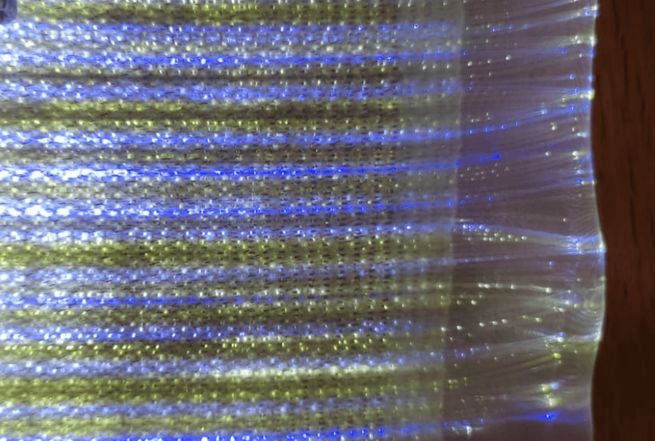 Illuminated fabric