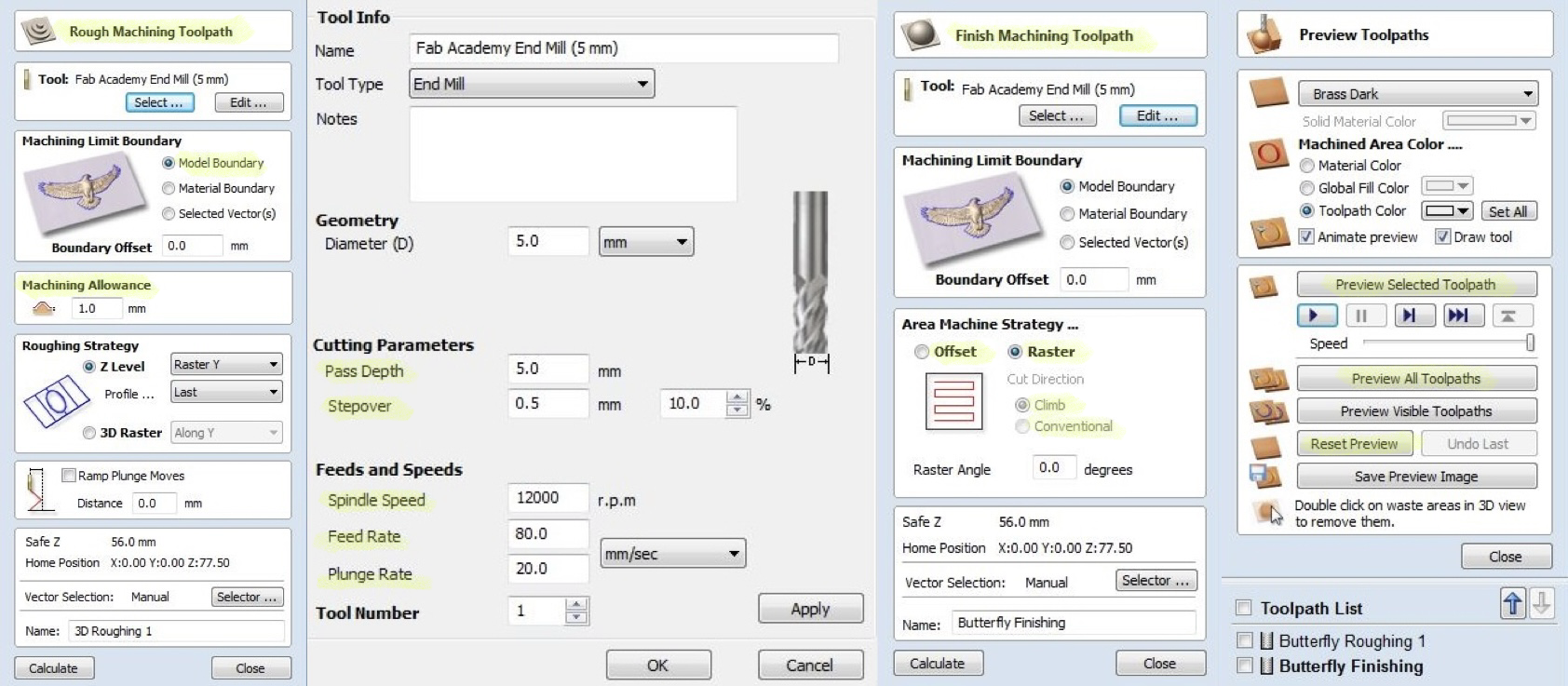 toolpaths