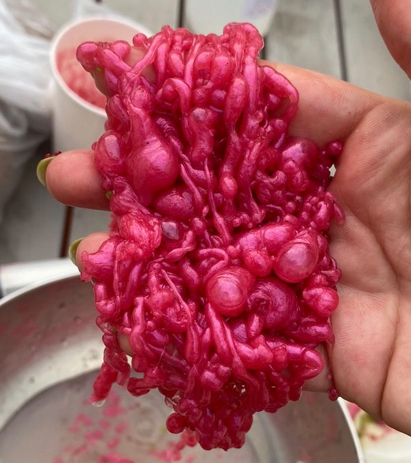 Pink Bio Yarn
