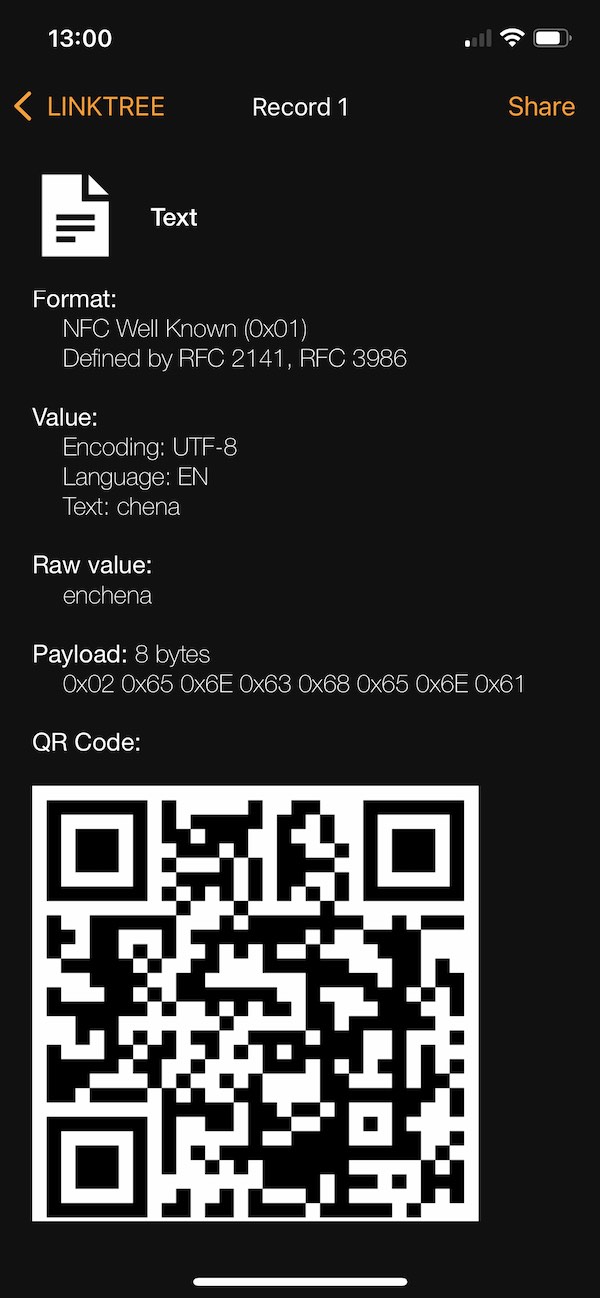 NFC QR