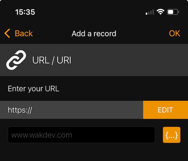 NFC URL
