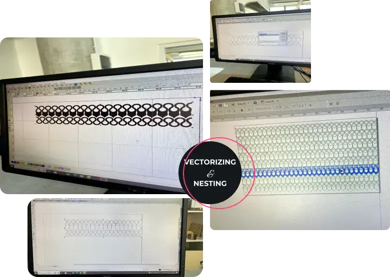 Nesting the Design for Efficient Cutting