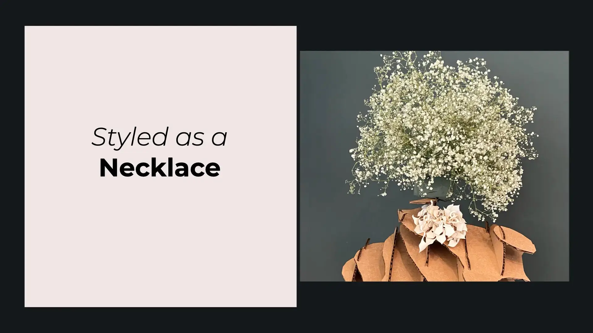 floral necklace