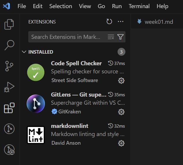 extension for Visual Studio Code