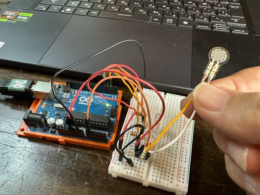 pressure sensor with ARDUINO-UNO