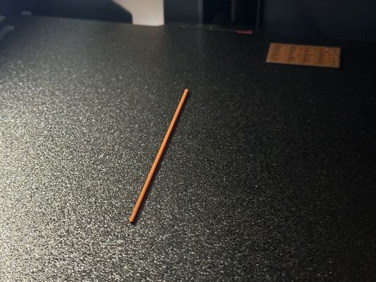 3D printed test part
