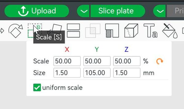 scale changing