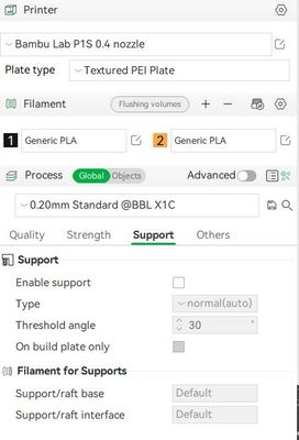 select filament