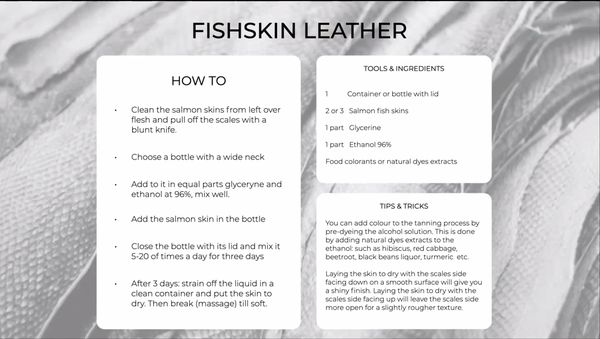 how to process fish skin