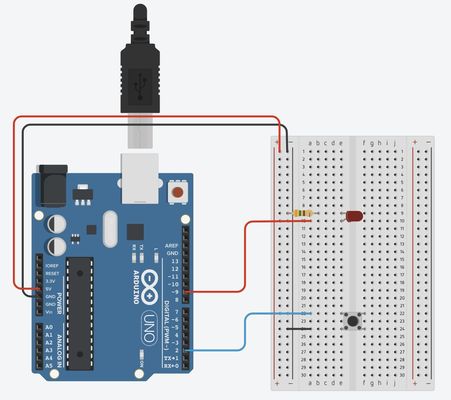 Simple LED circuit with Arduino