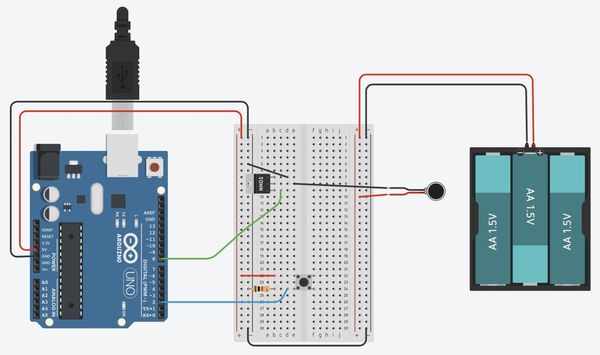 simple vibration motor control with Arduino