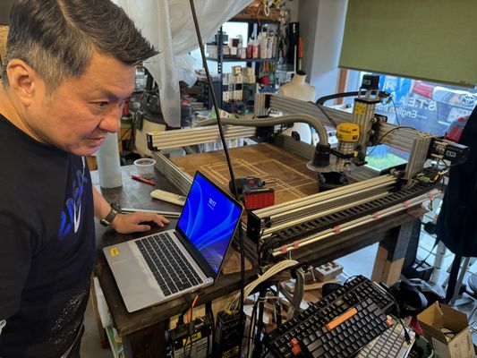 CNC machine in Skylab