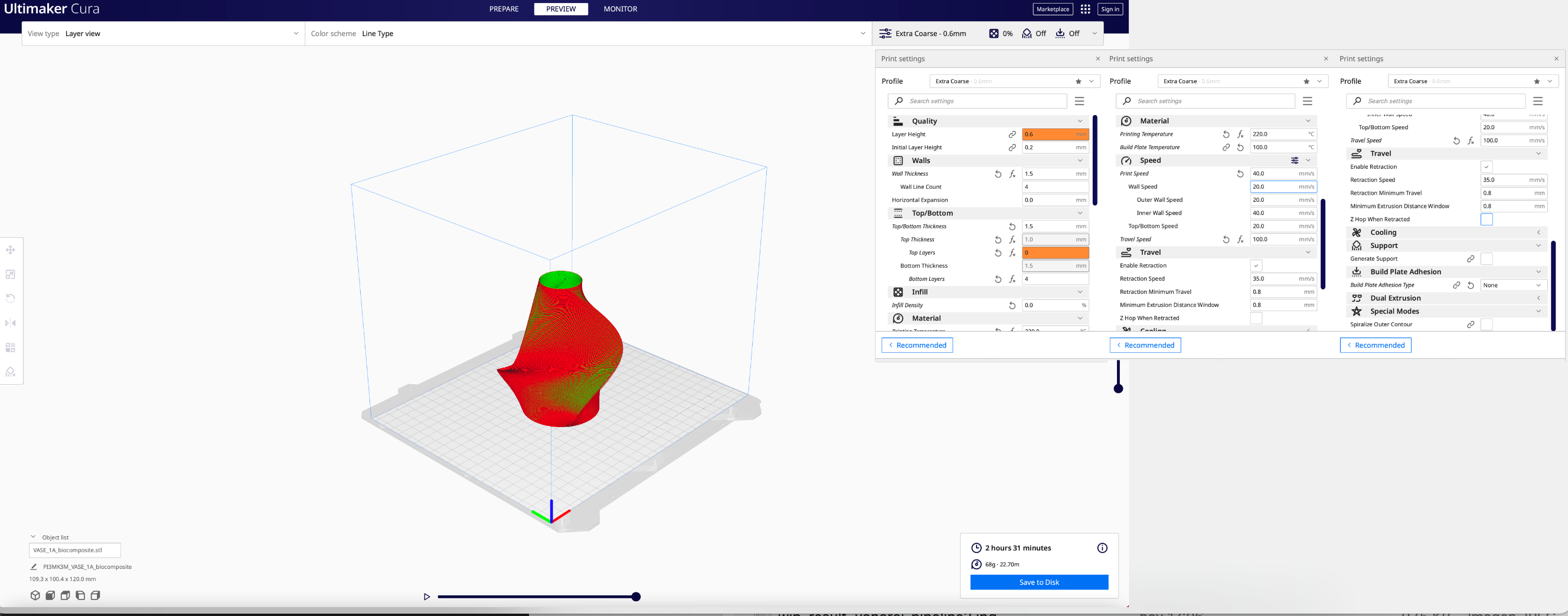 CURA settings for voronoi 3D_2