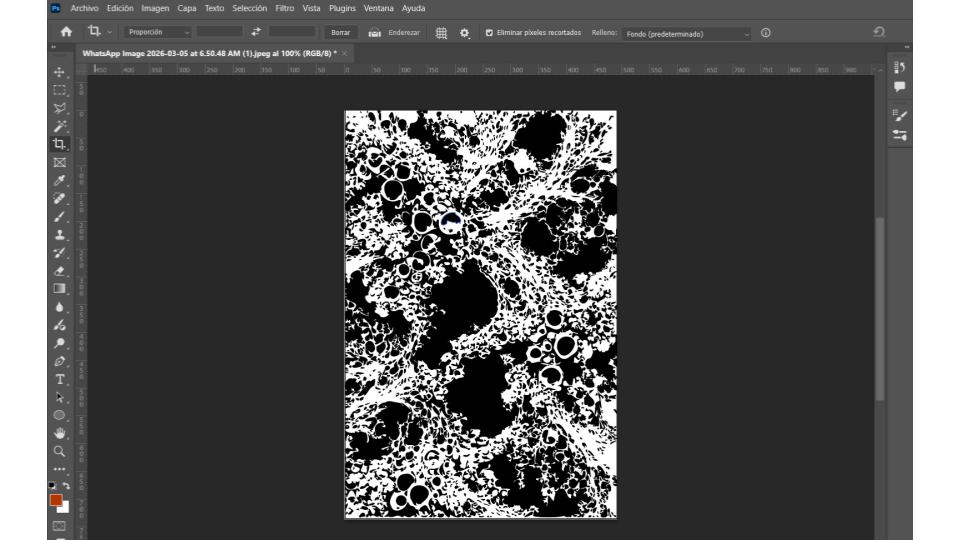 Digital modeling of the abstracted pattern in Rhino for mold development
