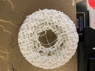 Printing process in PLA material 1