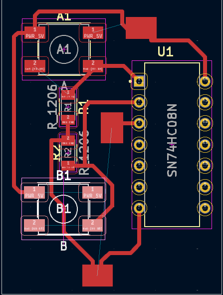 Logic Gates Board Layout