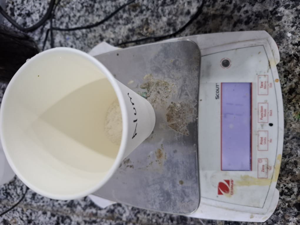 Saffron Pigment with Alum