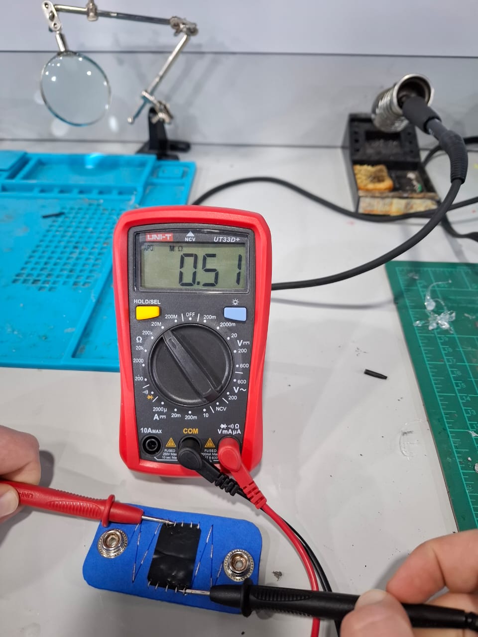 Velostat Resistor Measurement